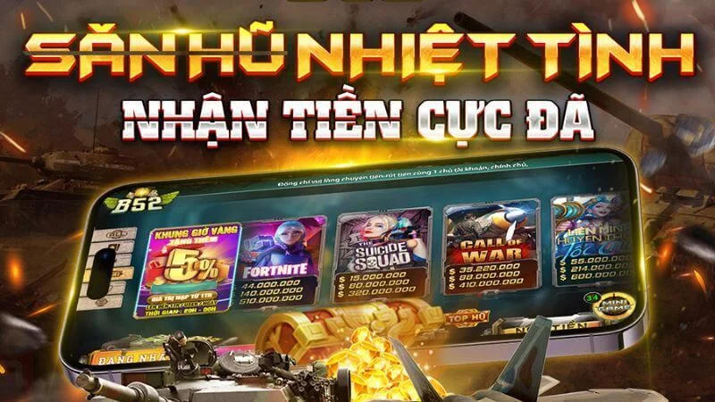 B52club mang đến trải nghiệm hàng đầu game slot