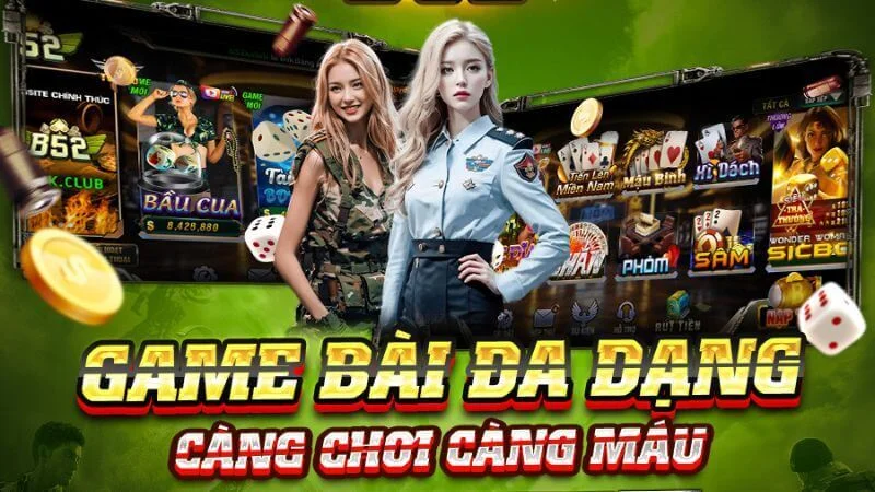 Sự đa dạng nổi bật và ưu điểm game B52club